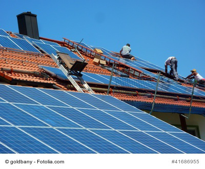 Solaranlage für Einfamilienhaus