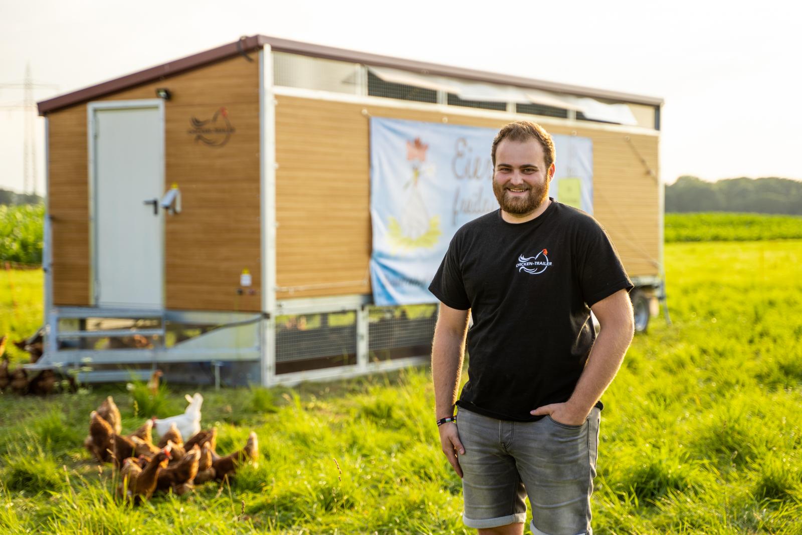 Mobiler Stall für Hühner finanzieren