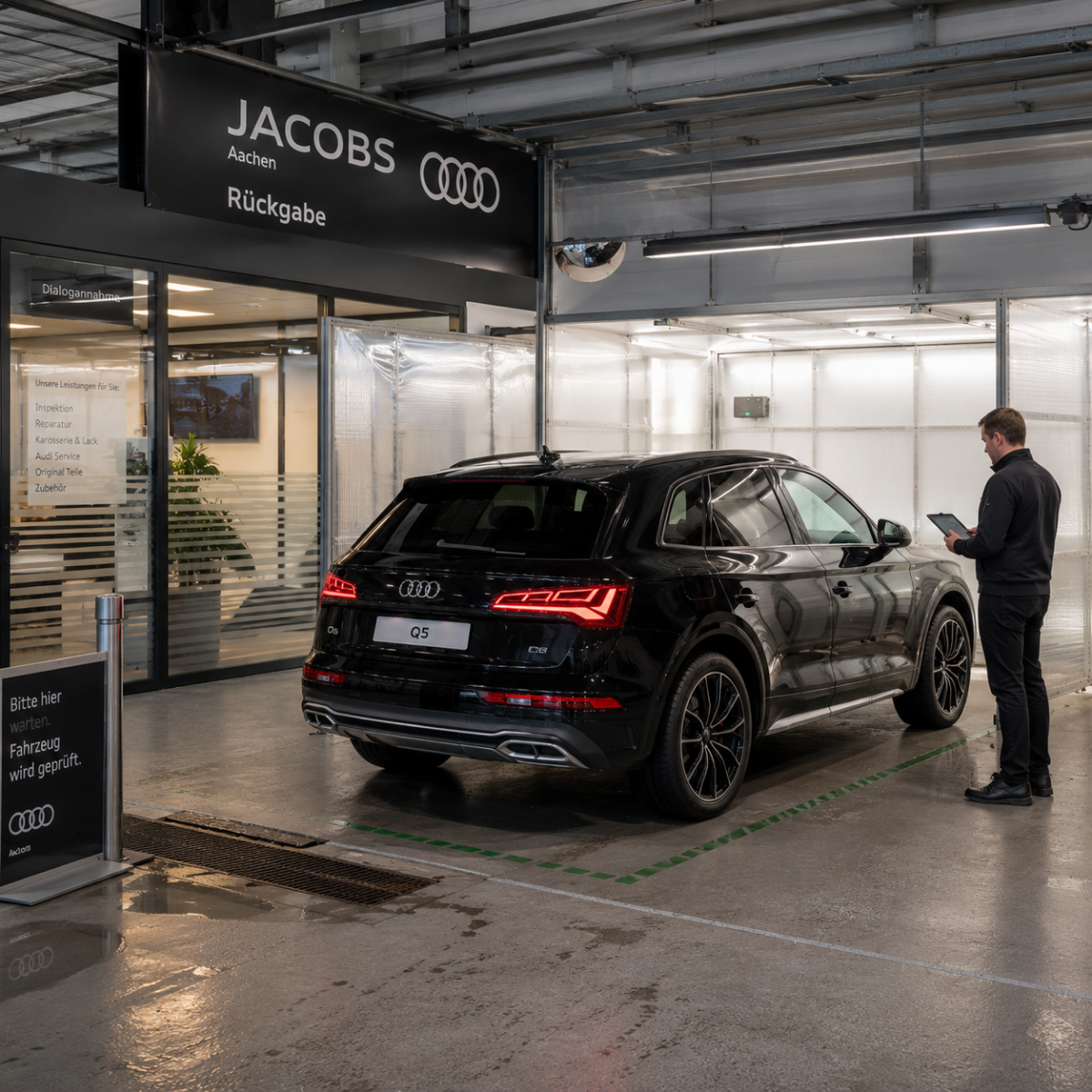 Audi Q5 Leasing Rückgabe beim Audi Händler